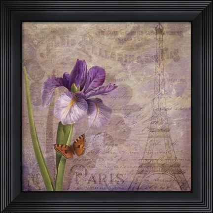 Framed Ville de Paris I Print