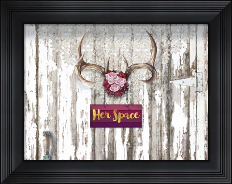 Framed Her Space Santa Fe Cottage Style Print