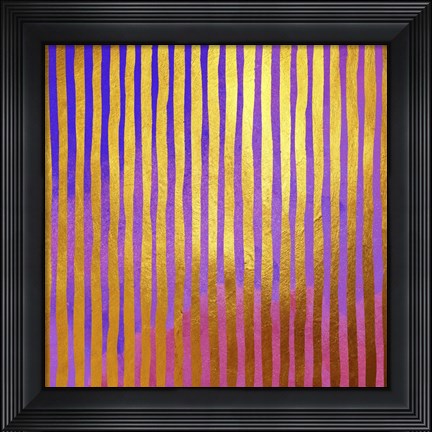 Framed Bohemian Gold III Print