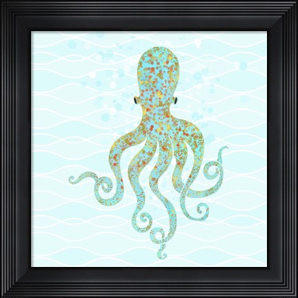 Framed Olivia Octopus Print