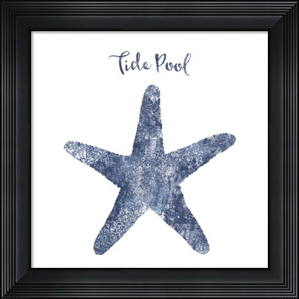 Framed Starfish Tide Pool Print