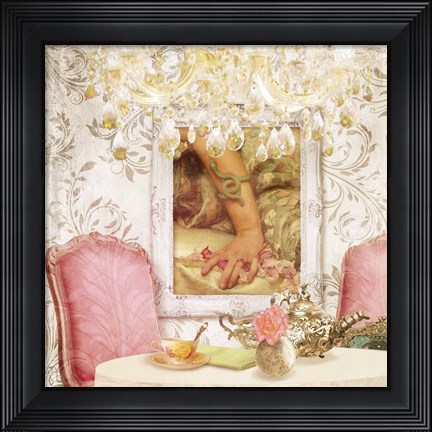 Framed Hotel Regina Paris High Tea Print