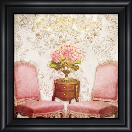 Framed Hotel Regina Paris Salon circa 1900 Print