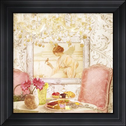 Framed Hotel Regina Paris Tearoom Lunch Print