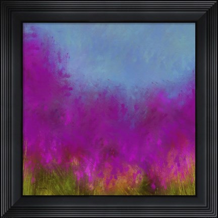 Framed Wildflowers Print
