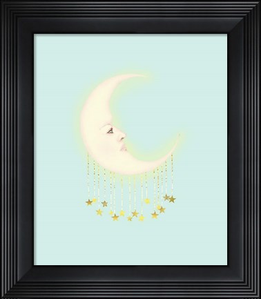 Framed Dreaming Of The Moon Print