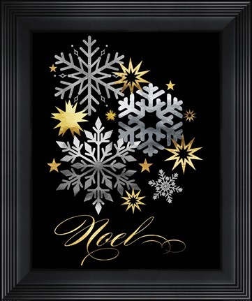 Framed Park Avenue Noel semi-flat Print