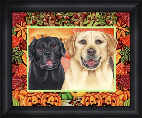 Framed Autumn Border Print