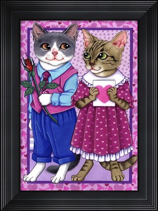 Framed Cat Lovers Print