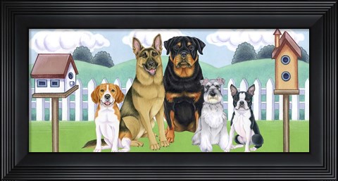 Framed Great Outdoors Backyard Print