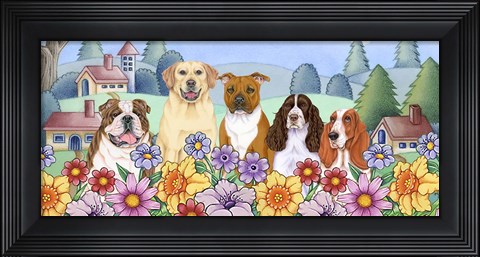 Framed Great Outdoors Village Print