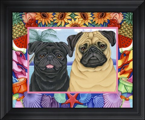Framed Summer Border Print