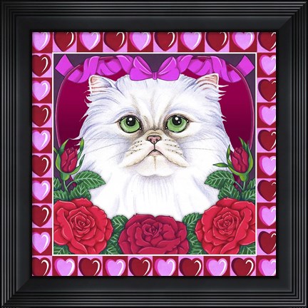 Framed Valentines Persian Print