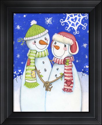 Framed Snow Much Love Print