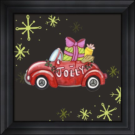 Framed Jolly Car Print