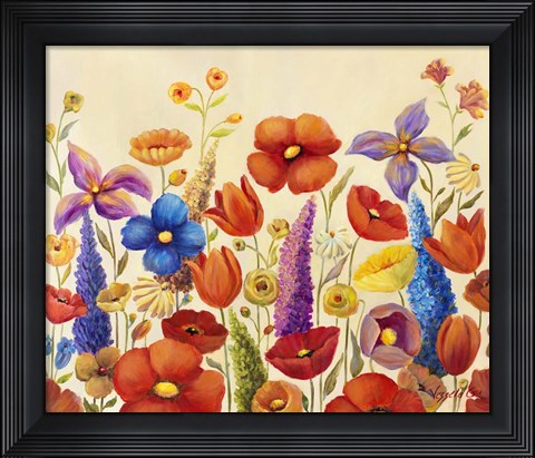 Framed Garden B Print