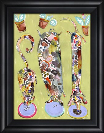 Framed Diet Is A Four Letter Word Print