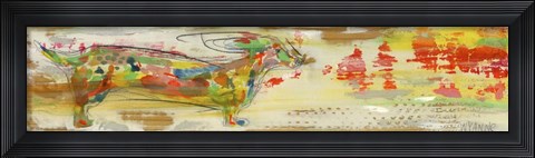 Framed Windstorm Doxie Print