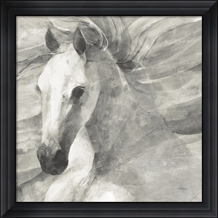 Framed Poseidon Neutral Crop Print
