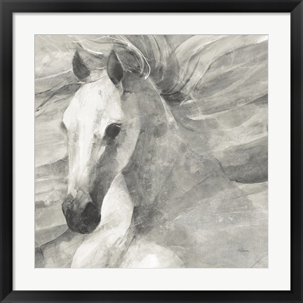 Framed Poseidon Neutral Crop Print