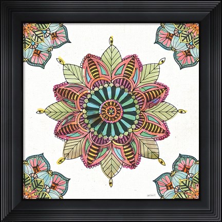 Framed Mandala Morning VI Print