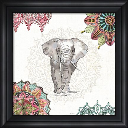 Framed Mandala Morning IV Print