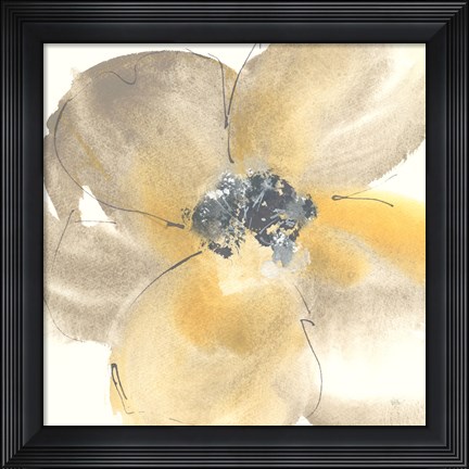 Framed Flower Tones II Print