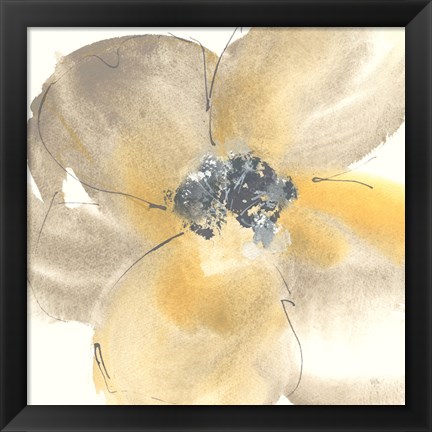 Framed Flower Tones II Print