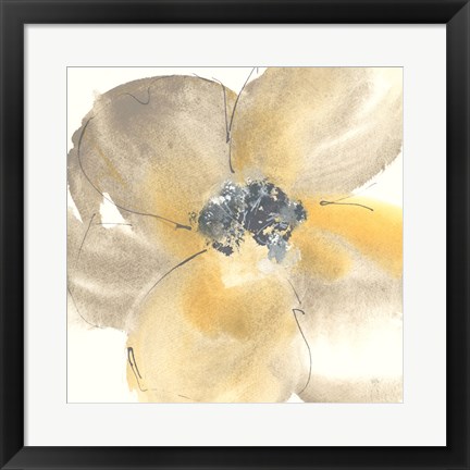 Framed Flower Tones II Print