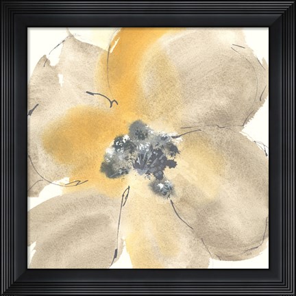 Framed Flower Tones I Print