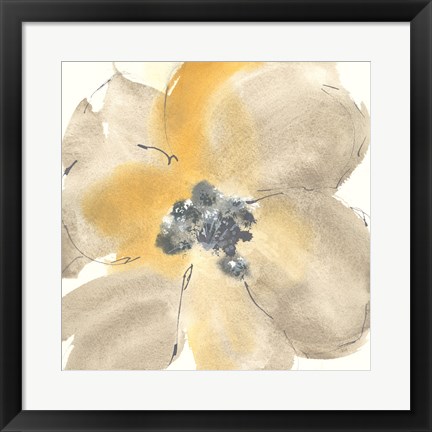 Framed Flower Tones I Print