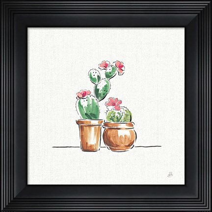 Framed Desert Bloom VII Print
