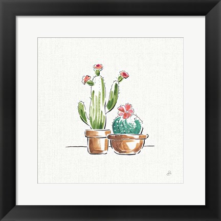 Framed Desert Bloom IV Print