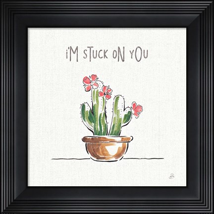 Framed Desert Bloom II Print