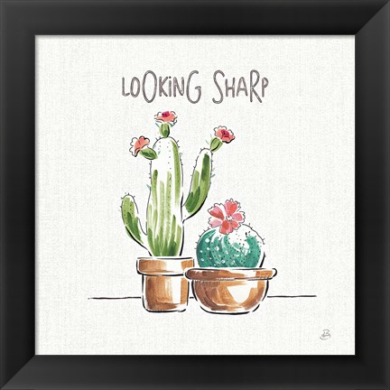 Framed Desert Bloom III Print