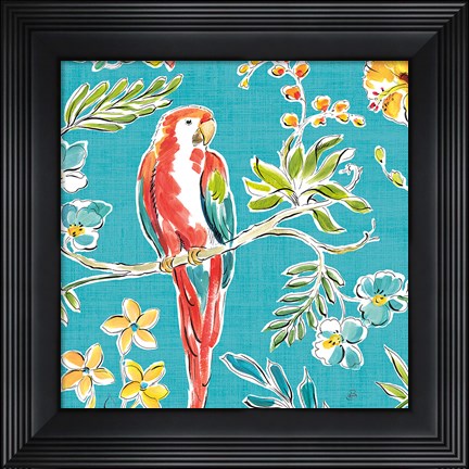 Framed Tropical Oasis III Print