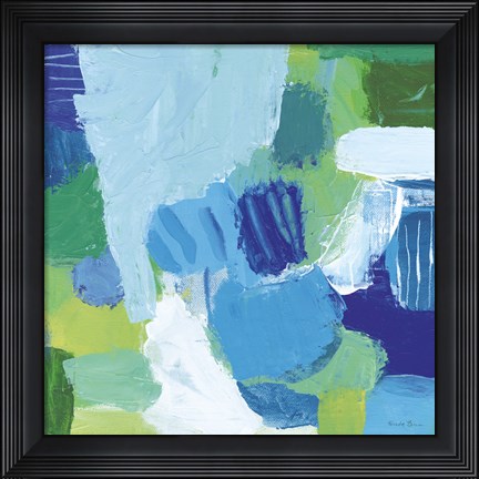 Framed Mountain Reflection I Print