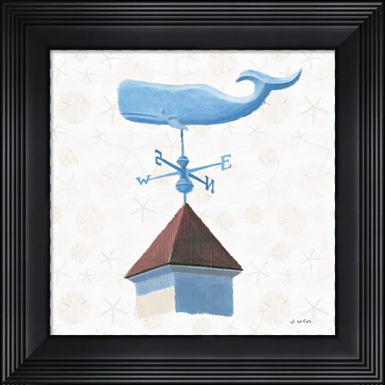 Framed Beach Days V Print