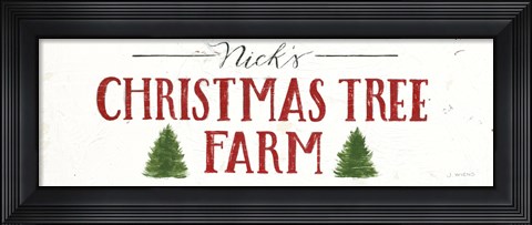 Framed Christmas in the Heartland VI Crop Print