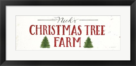 Framed Christmas in the Heartland VI Crop Print