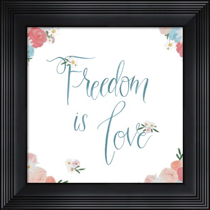 Framed Spirit Stallion VII Blush and Teal Print