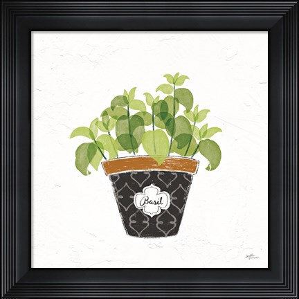 Framed Fine Herbs VIII Print