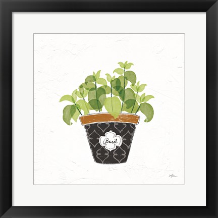 Framed Fine Herbs VIII Print