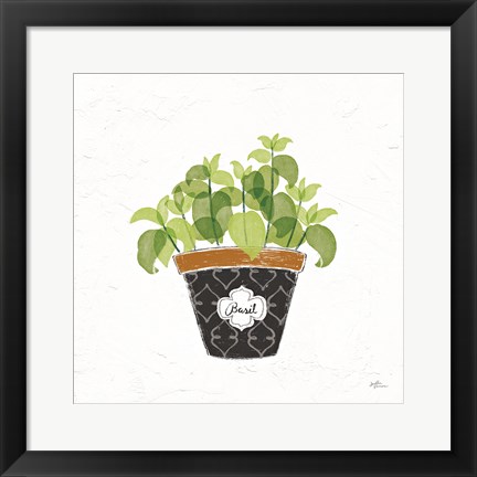 Framed Fine Herbs VIII Print