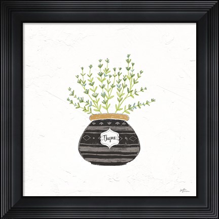 Framed Fine Herbs VI Print