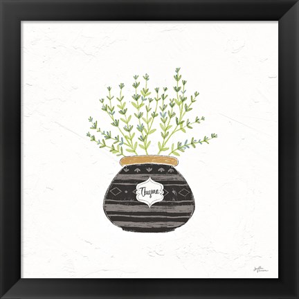 Framed Fine Herbs VI Print