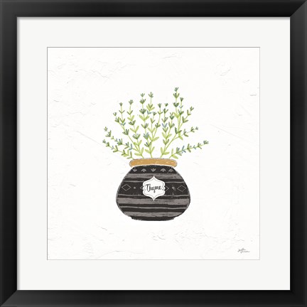 Framed Fine Herbs VI Print