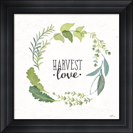 Framed Fine Herbs III Print