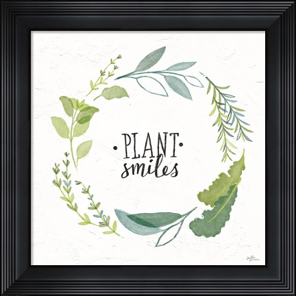 Framed Fine Herbs II Print
