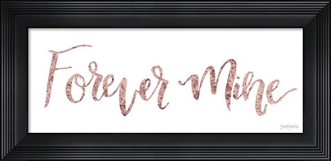 Framed Sweet Baby Girl V Print